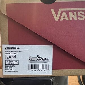 Vans Slip-On Black and White Checkerboard